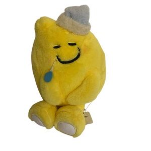 Sleepy Lemo Doll Character Mascot from Lemon8. Interactive Pull String.